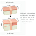 Microwaveable Double Layer Lunch Container Bento Lunch Box