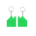 House Shaped Tape Measure Keychain