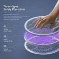 Electric Fly Swatter Racket Foldable 3000V