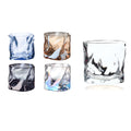 Twisted Tumbler Glass With Thick Bottom