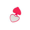 Compact Foldable Heart-Shaped Mirror