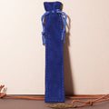 Double-Sided Flannel Drawstring Closure Pen Pouch