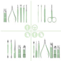 Foldable 16pcs Manicure Set