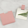 Portable Stainless Steel Makeup Mirror For Travel And Gifts