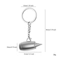 Aircraft Engine Keychain