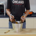 5-Quart Galvanized Pail Beer Ice Bucket With Handle