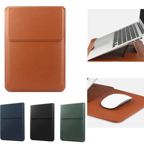 16 Inch Pu Leather Laptop Bag Sleeve Case
