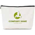 Travel Canvas Makeup Pouches With Zipper