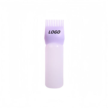Dry Shampoo Bottle with Teeth Perm and Color Comb Bottle