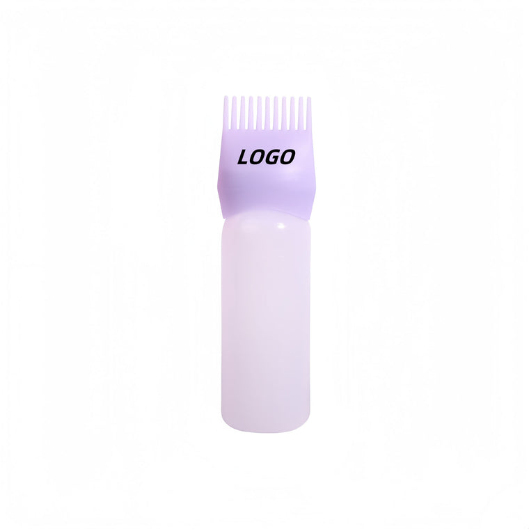 Dry Shampoo Bottle with Teeth Perm and Color Comb Bottle