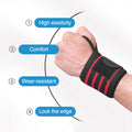 Sports Compression Wrist Bandage - Elastic Fitness Wrap