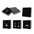 1.97 X 1.97 Inches Cardboard Jewelry Boxes With Lids For Necklace Ring Earring Display Box