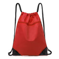 Drawstring Backpack with Front Zipper Pocket