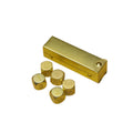 Portable Aluminum Alloy 5 Pcs Dice Game Set W/ Metal Case
