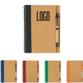 Classic Style Kraft Paper Notebook W/Pen