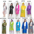 Adult Reusable Rain Poncho With Hoods