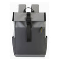 Roll-Top Nylon Backpack