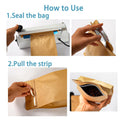 Resealable Zipper Pouch Coffee Storage Bags With Valve 16Oz