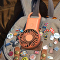 Mini Portable USB Rechargeable Handheld Pocket Fan with Clip