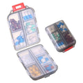 10 Compartments Travel Pill Box