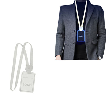 Luminous ID Card Badge With Lanyard