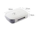 Automatic Rolling Egg Organizer For Refrigerator Egg Holder