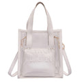 2 In 1 Transparent Shoulder Bag Jelly Handbag
