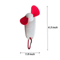 2-in-1 Mini Fan With Flashlight