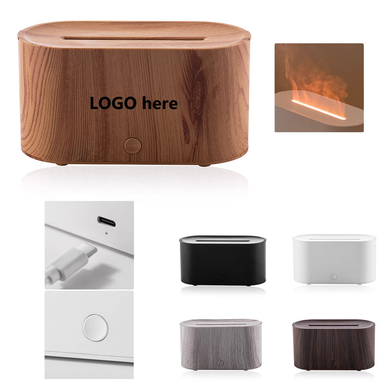 Aromatherapy Humidifier With Flame Atmosphere Light Design