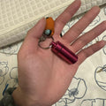 Small Portable Pill Case With Keychain
