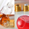 14 OZ Light Bulb Shaped Glass Bottle