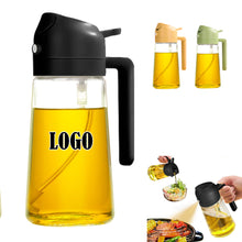 17Oz Glass Oil Olive Dispenser 2 In 1 Sprayer