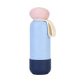 Portable Handheld Color-Block Thermos Cup