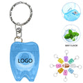 Portable Dental Floss Keychain