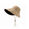 Sun Protection Wide Brim Windproof Cap
