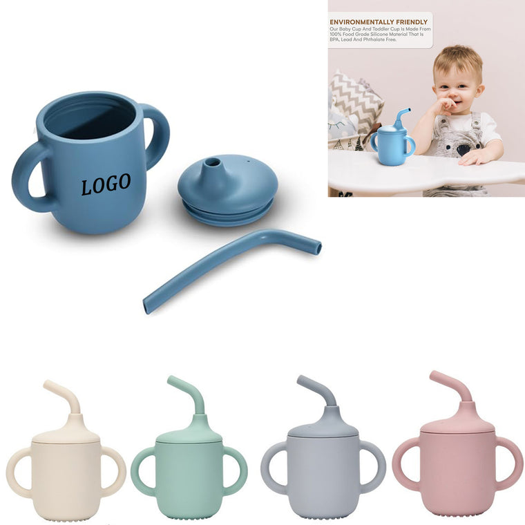 Baby Training Cup With Soft Nozzle And Handle