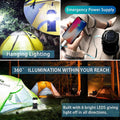 Small Camping Solar Rechargeable Usb Led Flashlight