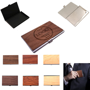 Wood Business Card Holder