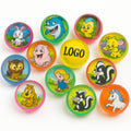 Custom Bouncy Balls – Full-Color Logo Insert