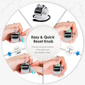 4-Digit Number Metal Case Mechanical Tally Counter