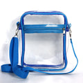 PVC Clear Crossbody Bag Messenger Bag Stadium Approved