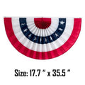 Us Fan-Shaped Bunting Flag