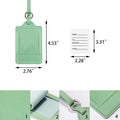 Thick Leather Flip Luggage Tag