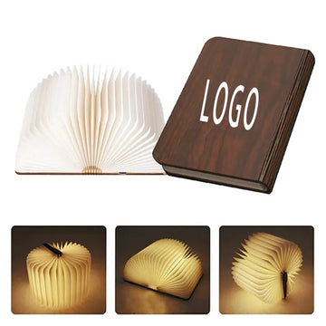 Wooden Book Light