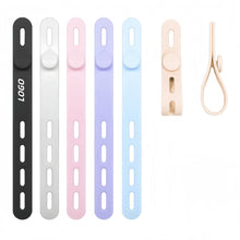 Silicone Cable Tie Data Cable Manager Adjustable Reusable