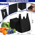 Reusable Non-Woven Vest Tote Bag Grocery Shopping