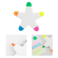 Multi 5 In 1 Coloured Star Highlighter