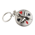 Metal Roulette Spinning Keychain
