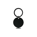 Circular Shaped Stainless Steel Keychain