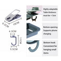 Edge-Mounted Water Cup Clip & Phone Stand & Hook